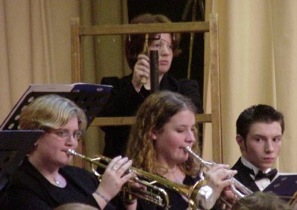 [Percussion and Brass]